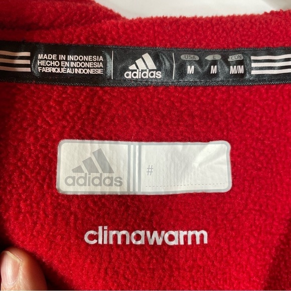 Adidas Climawarm Nebraska Huskers Red Jacket Size Medium - Picture 4 of 8